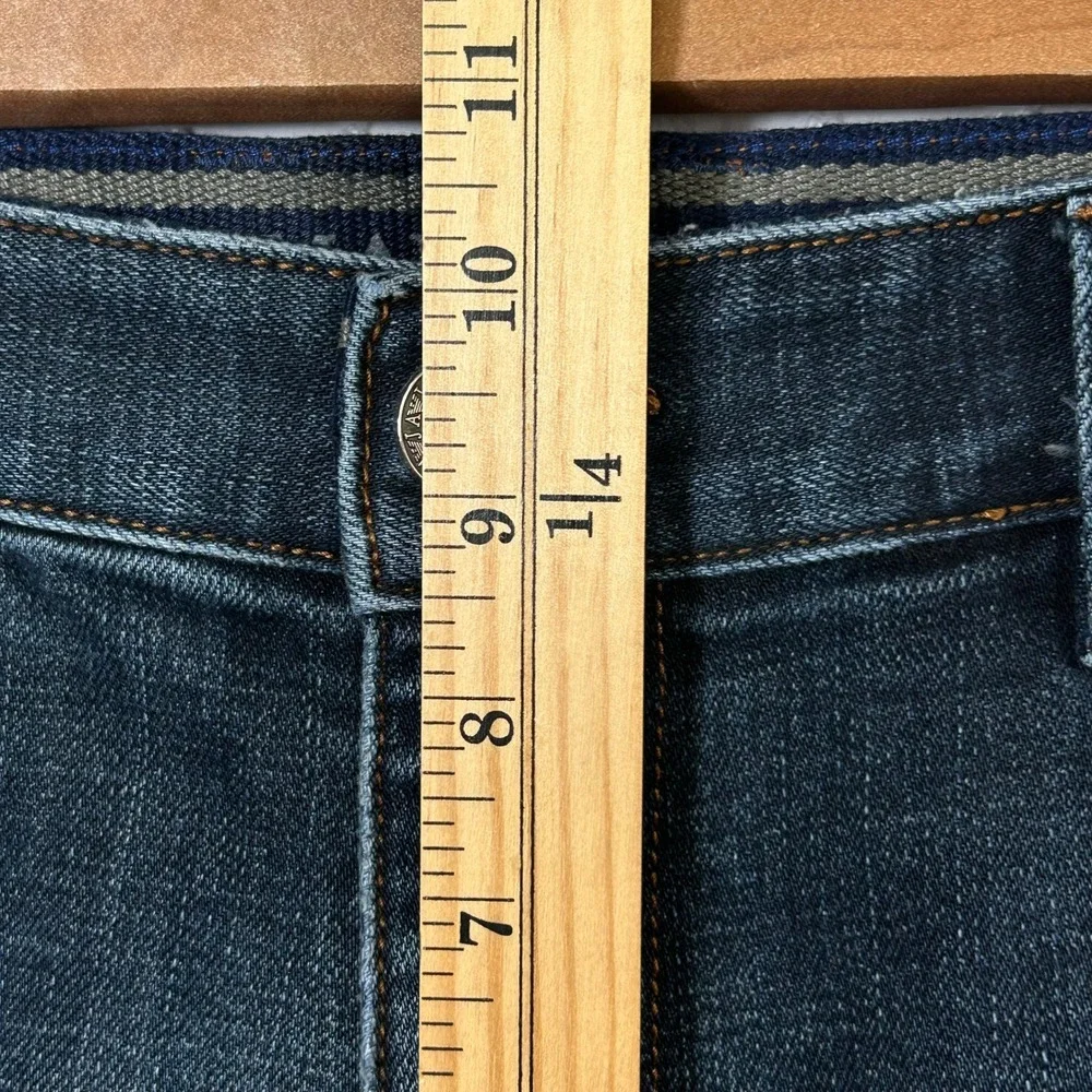 Armani Jeans Straight Leg Jeans Mens 34x28 Dark Indigo Blue Denim Classic Italy